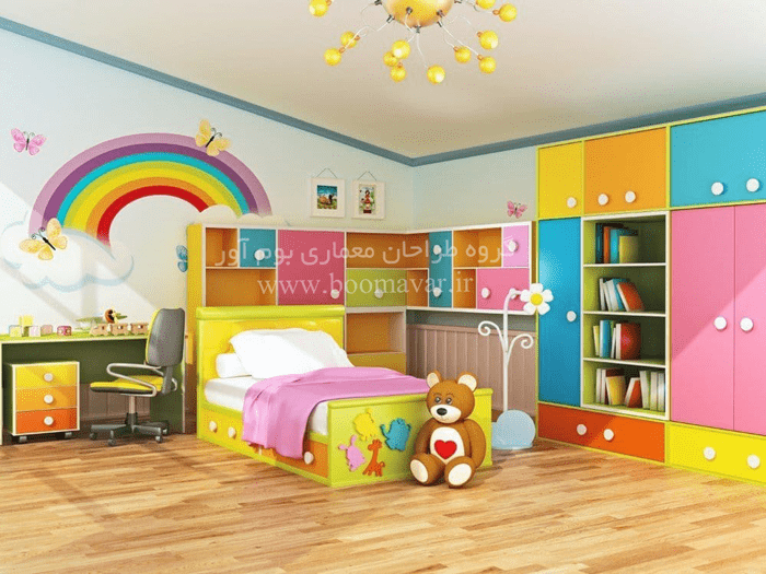 رنگ اتاق خواب کودک